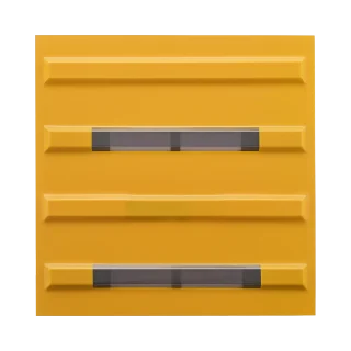 薄型ソーラーパワー型ビーコン内蔵点字ブロック