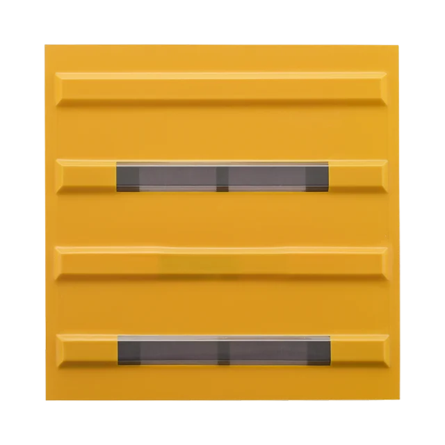 薄型ソーラーパワー型ビーコン内蔵点字ブロック